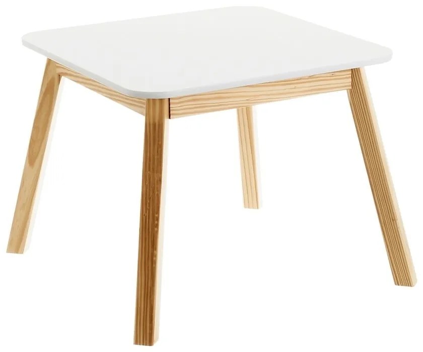Gyerek asztal fehér asztallappal 55x55 cm – Casa Selección