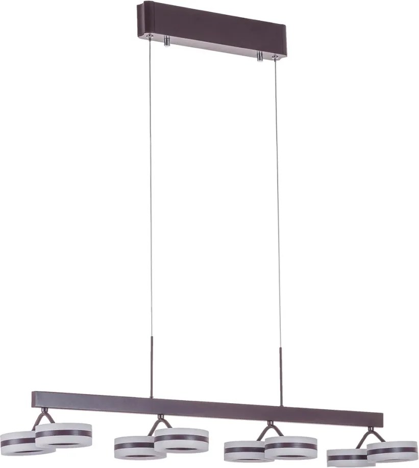 ITALUX AD16002-8A-COFFEE METIS Modern Led Függesztett Lámpa Barna LED IP20