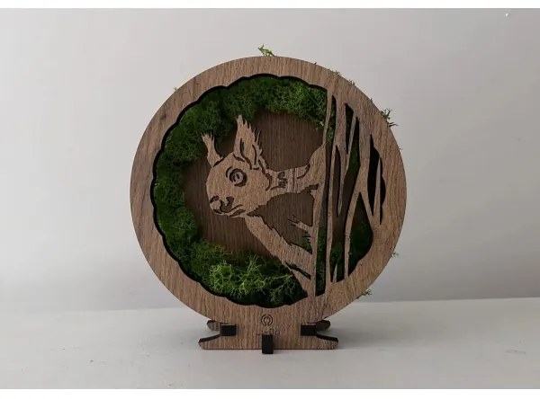 Li-Go 23625/DUB2 - LED fényerőszabályozható asztali dekoráció LED/12W/230V 20x22 cm tölgy