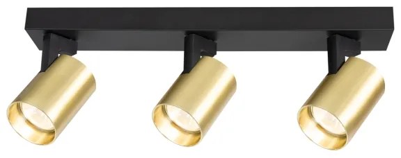 Spotlámpa VOLF 3xGU10/10W/230V arany/fekete