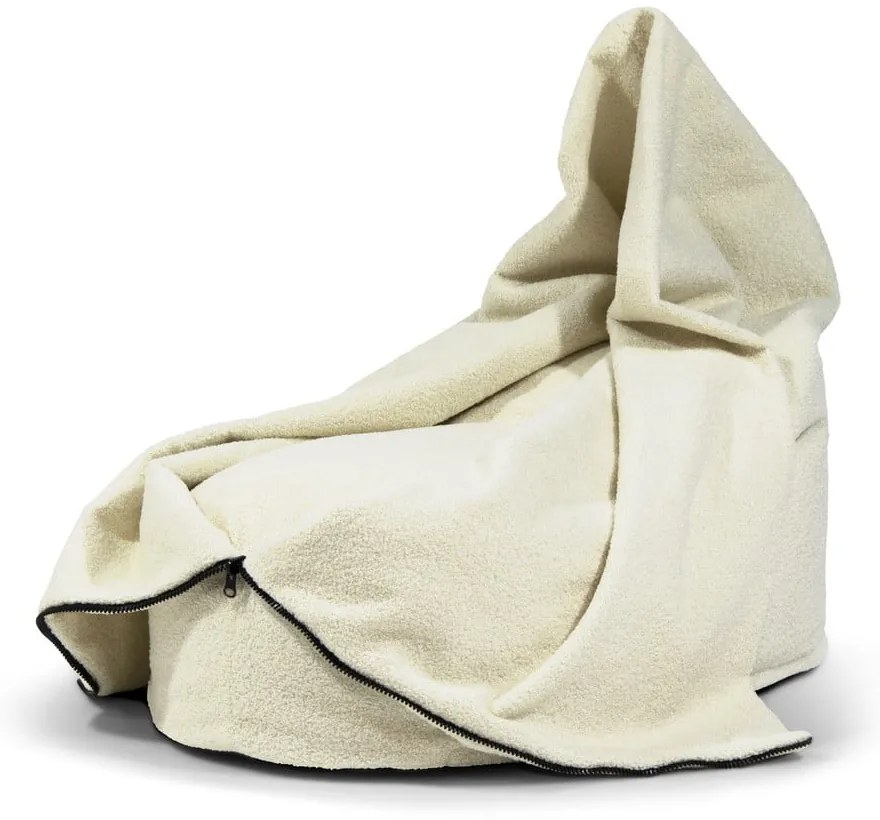 Barna buklé gyerek babzsákfotel Cocoon 80 – SLOWDOWN