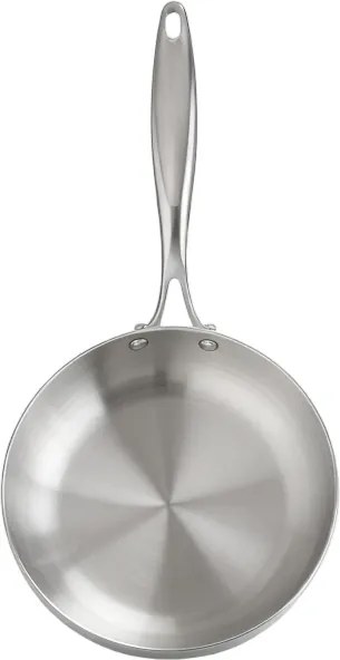 Rozsdamentes Acél Serpenyő 24cm Indukciós Gáz Ajándék