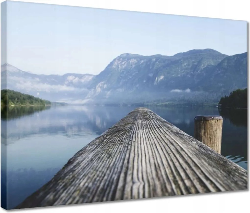 Vászonkép 40x30 Horgászhíd