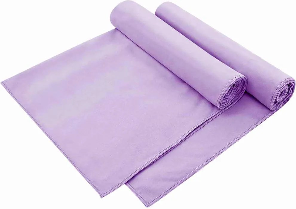 vidaXL Kültéri Szék Törölközők 2 pcs Lila 130 x 60 cm