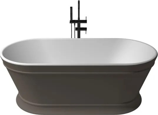 Heritage szabadonálló kád_80x170_Moka/Blanco Mate