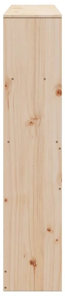 tömör fenyőfa fejtámla tárolóval 135 cm