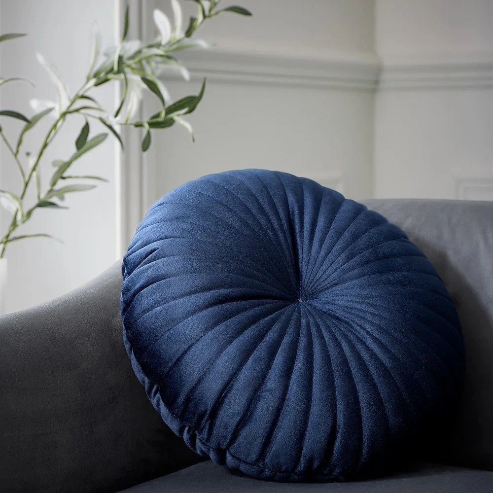 Bársony díszpárna ø 40 cm Round Soft Touch – Catherine Lansfield