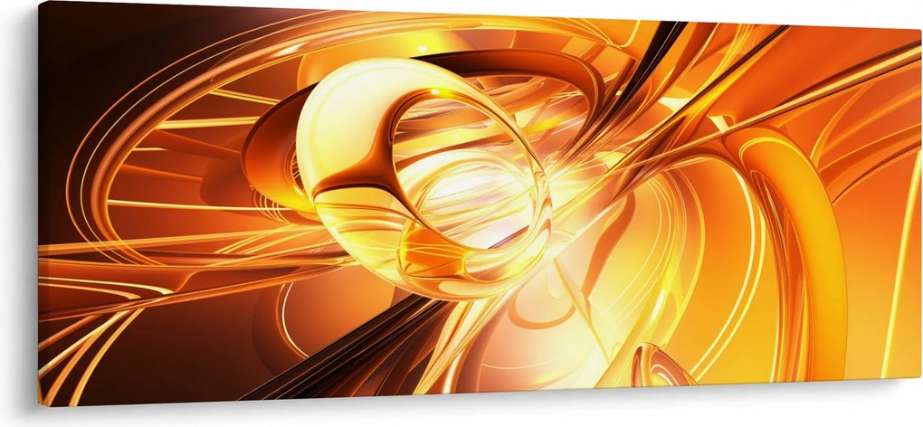 Absztrakciós kép (120x50 cm)