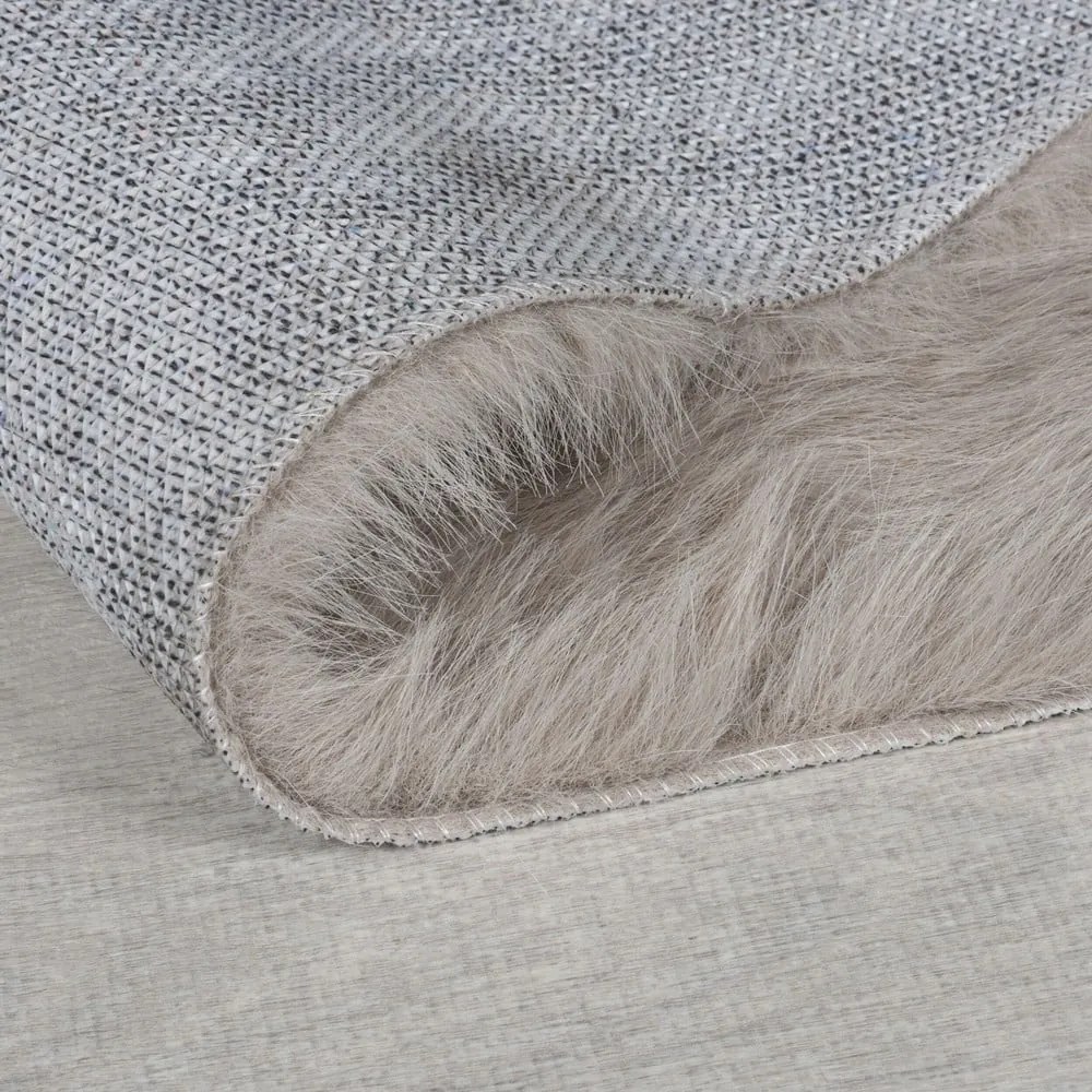 Barna szintetikus szőrme szőnyeg 180x290 cm Alpine Faux Fur – Flair Rugs