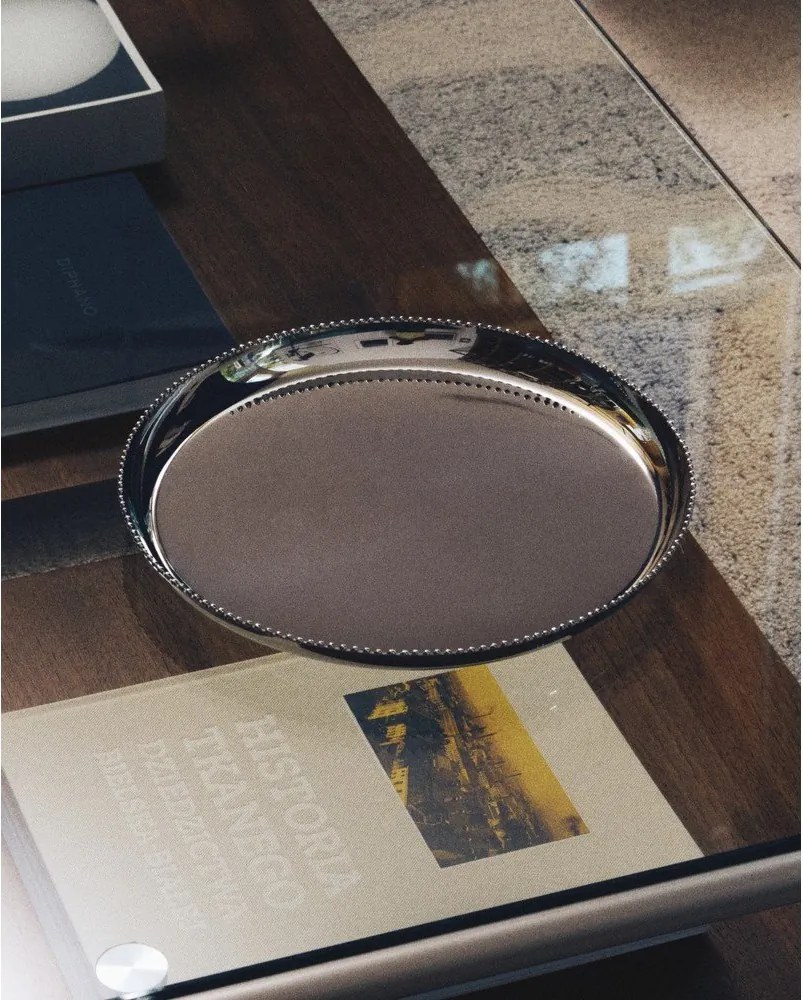 Rozsdamentes acél szervírozó tálca ø 35,5 cm Nirela – Kave Home