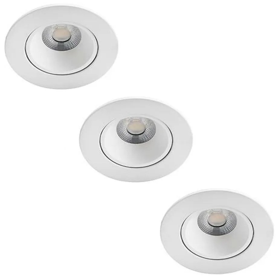 Philips Philips - KÉSZLET 3x LED Dimmelhető fürdőszobai lámpa ABROSA LED/9W/230V IP44 P5151