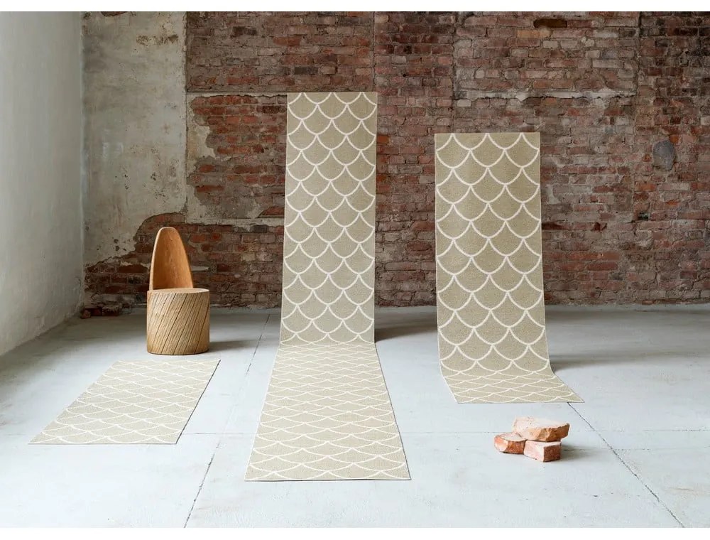 Bézs kültéri-beltéri futószőnyeg 70x300 cm Kotte Sand – Pappelina