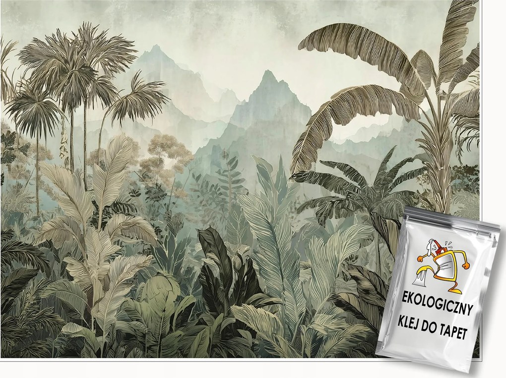 Fotótapéta Dzsungel Trópusi Erdő 3D Falra Hálószoba Nappali 400x280