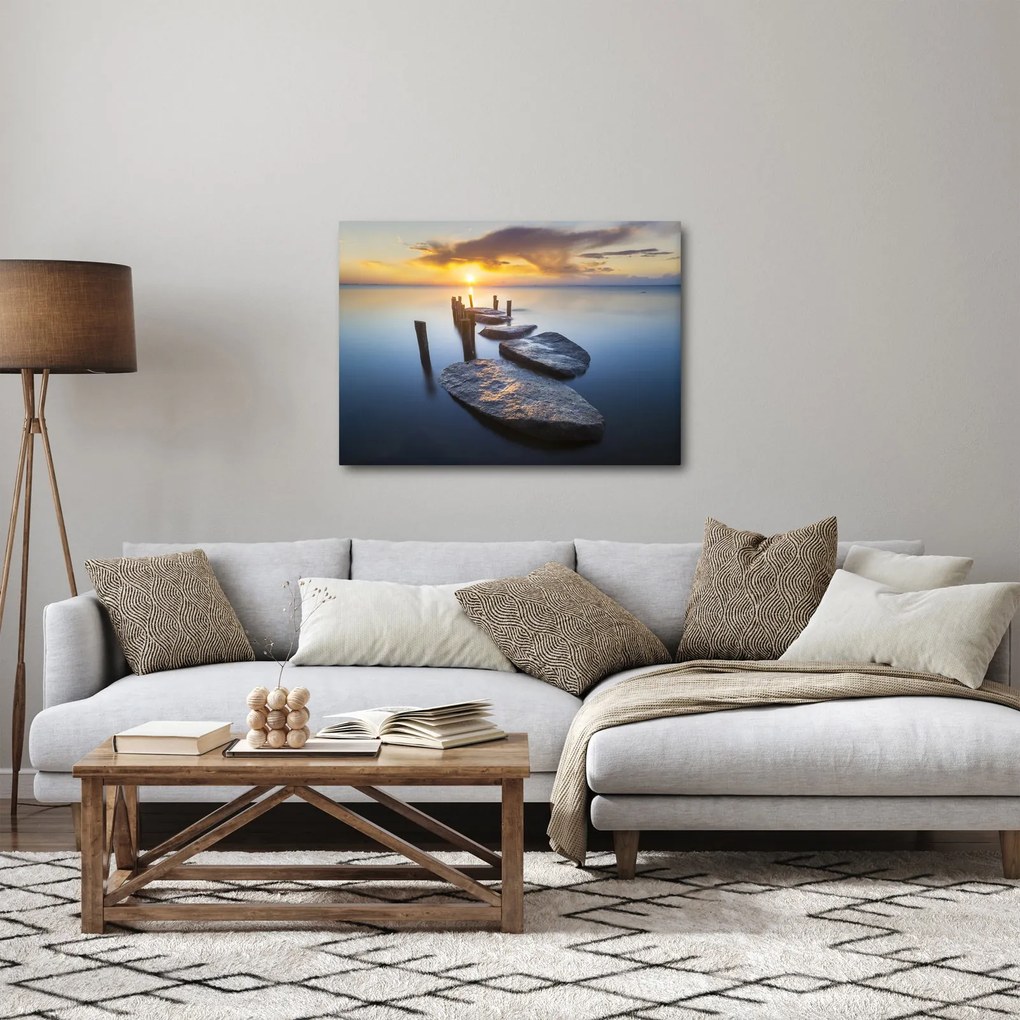 Kép - Kő móló (70x50 cm)