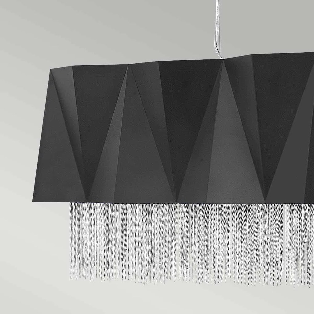 Elstead glamour modern függeszték zuma fekete ezüst elshk-zuma-isle-sbs