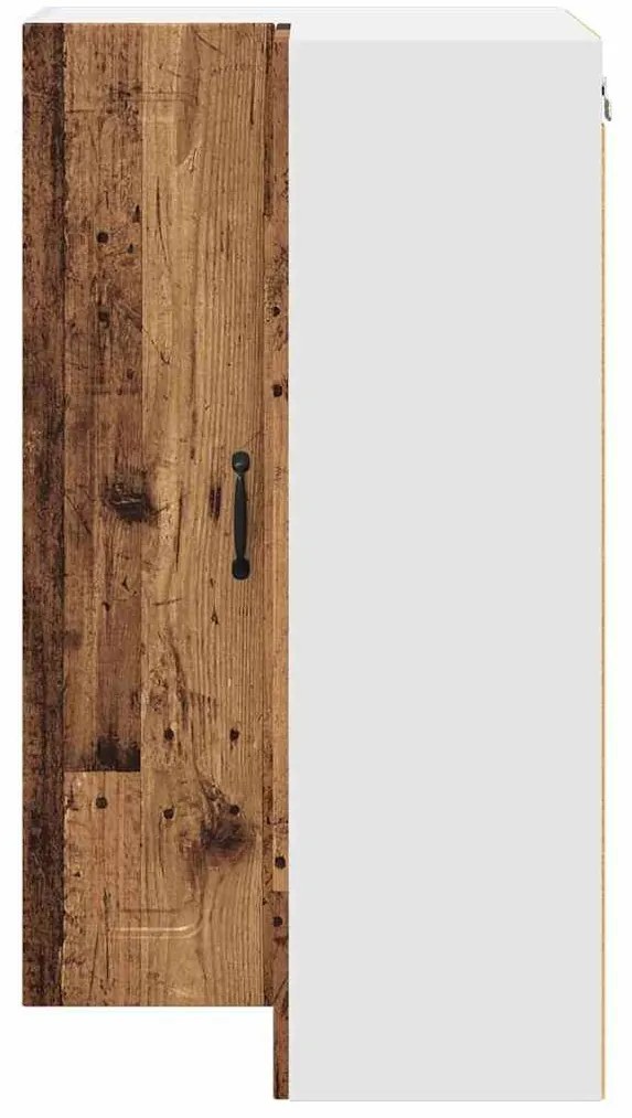 Fali konyhaszekrény polcokkal Öreg fa 57 x 57 x 100 cm Faanyag