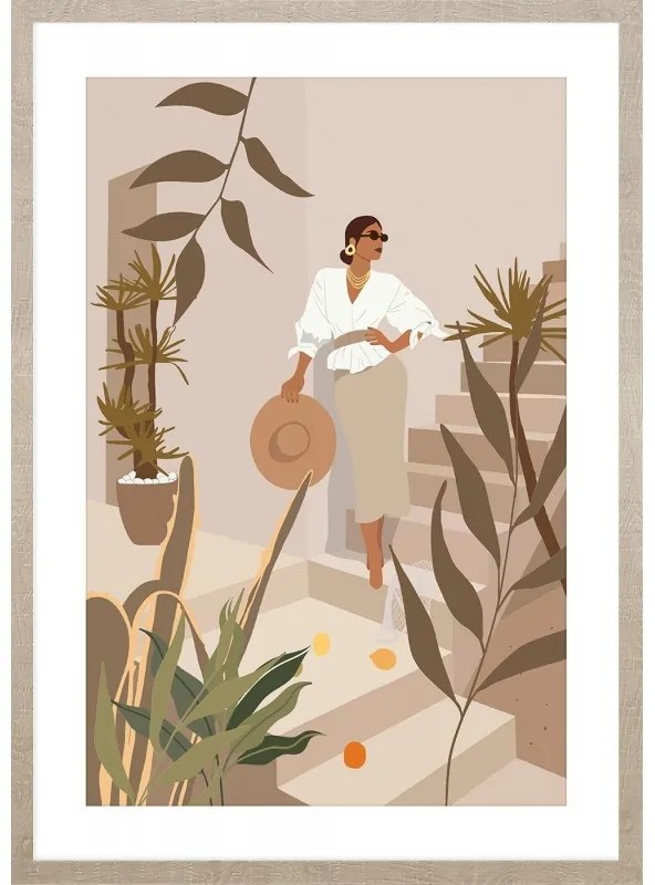 Lady on the stairs kép