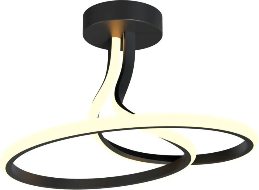 ZUMA LINE MX6349-1-3BT CLINT Modern LED Mennyezeti Lámpa Fekete LED IP20