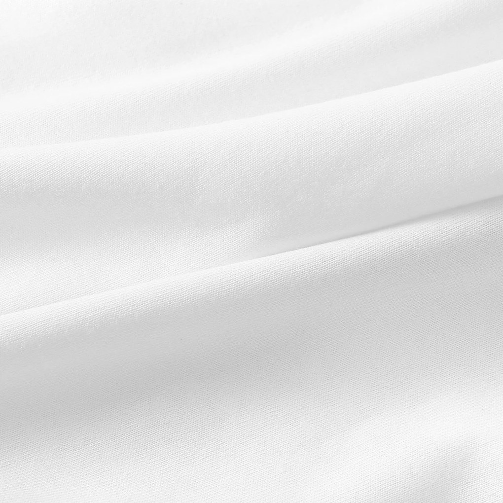 Goldea nem áteresztő jersey lepedő - fehér 200 x 200 cm