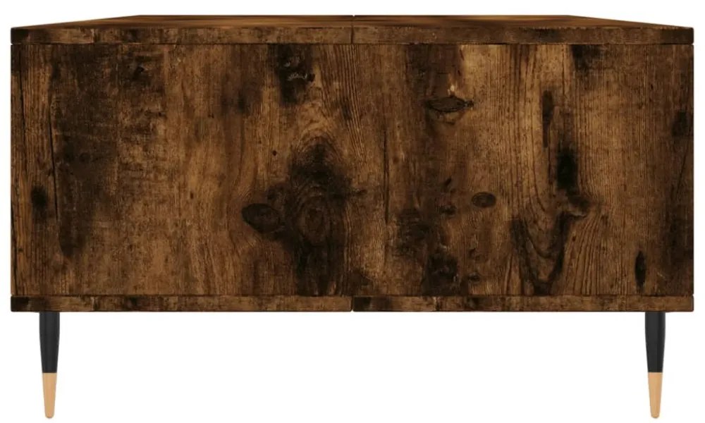 füstös tölgy színű szerelt fa dohányzóasztal 104x60x35 cm