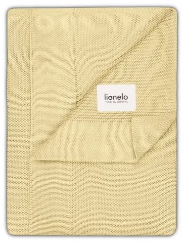 Lionelo - Bambusz takaró BAMBOO BLANKET 75x100 cm Citromsárga