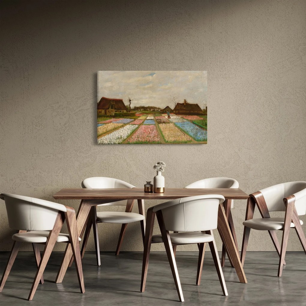 Kép - Vincent van Gogh, Flower Beds in Holland, reprodukciók (90x60 cm)