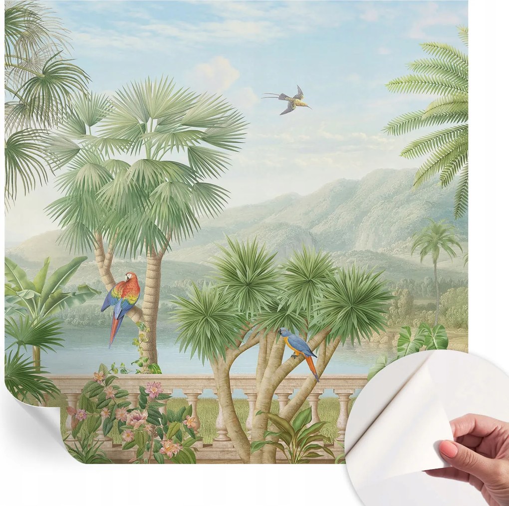 Modern öntapadós fotótapéta falra Egzotikus tájkép 250x250 cm