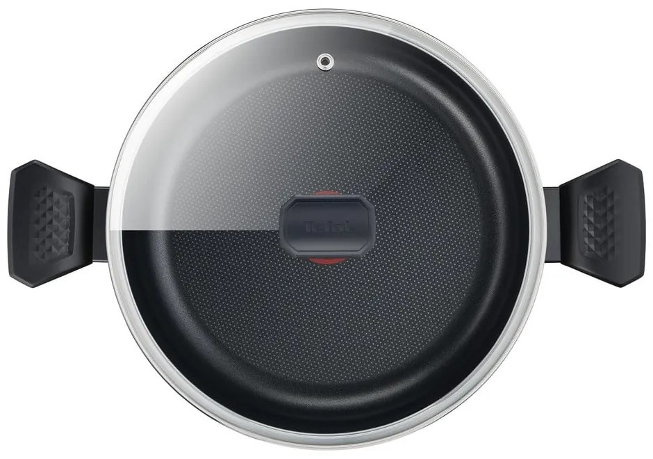 Alumínium serpenyő fedővel ø 28 cm Simply Clean Red – Tefal
