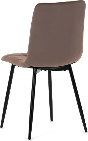 Étkezőszék barna, bársony anyag CT-281 BR4