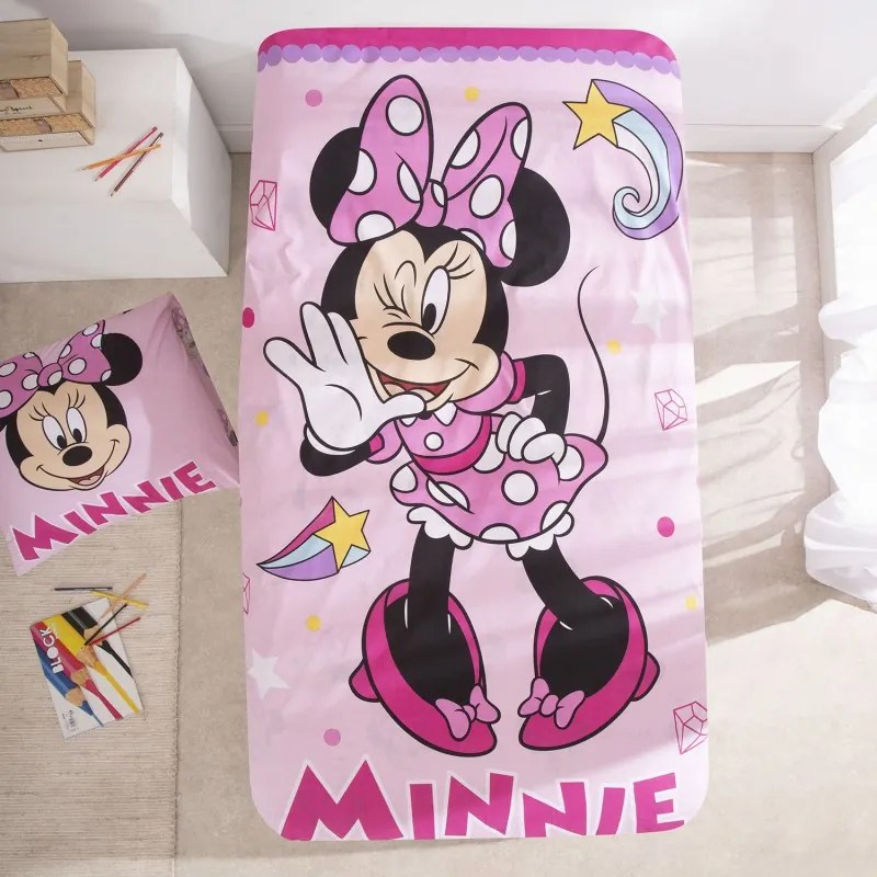 Disney Minnie Lovely ágyneműhuzat 140×200cm, 65x65 cm