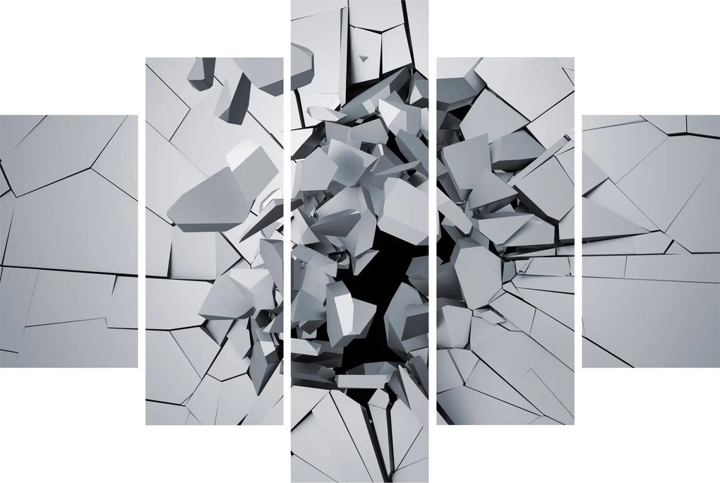 3D absztrakciós kép (150x105 cm)