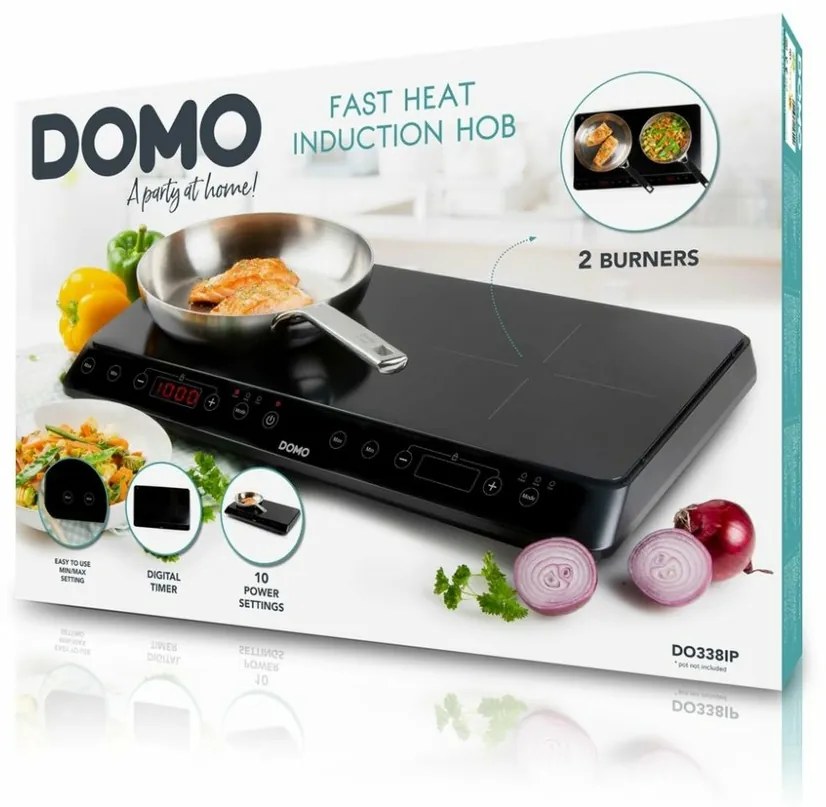 DOMO DO338IP indukciós főzőlap kétzónás