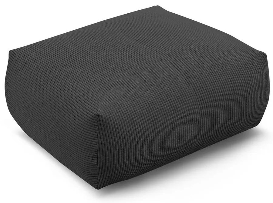 Sötétszürke kordbársony lábtartó Voltaire – Bobochic Paris