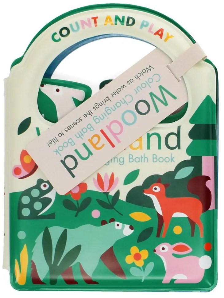 Interaktív játék Colour changing bath book Woodland – Rex London