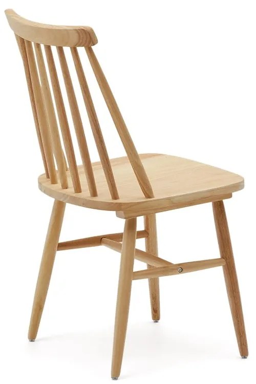 Natúr színű kaucsukfa étkezőszék szett 2 db-os – Kave Home