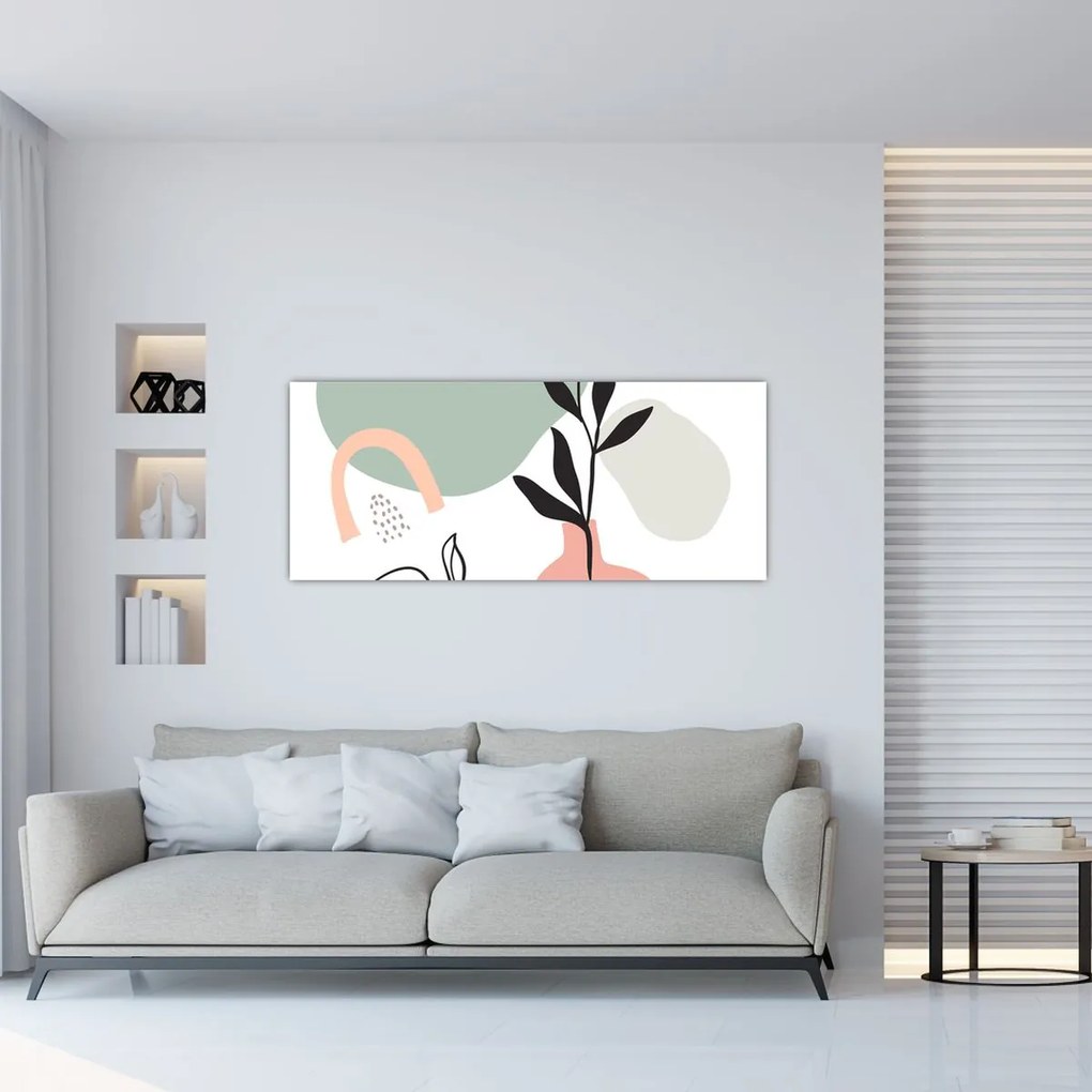 Kép - Virágok vázában N⁰3 (120x50 cm)
