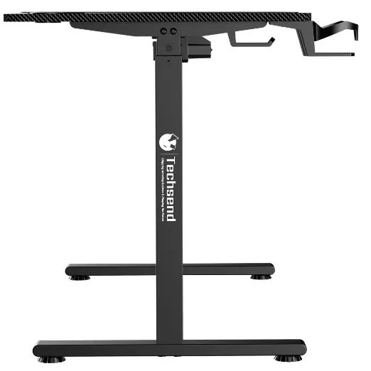 Techsend Electric Adjustable Desk, elektromos állítható magasságú íróasztal PEL1460/EL-LV1460 Black