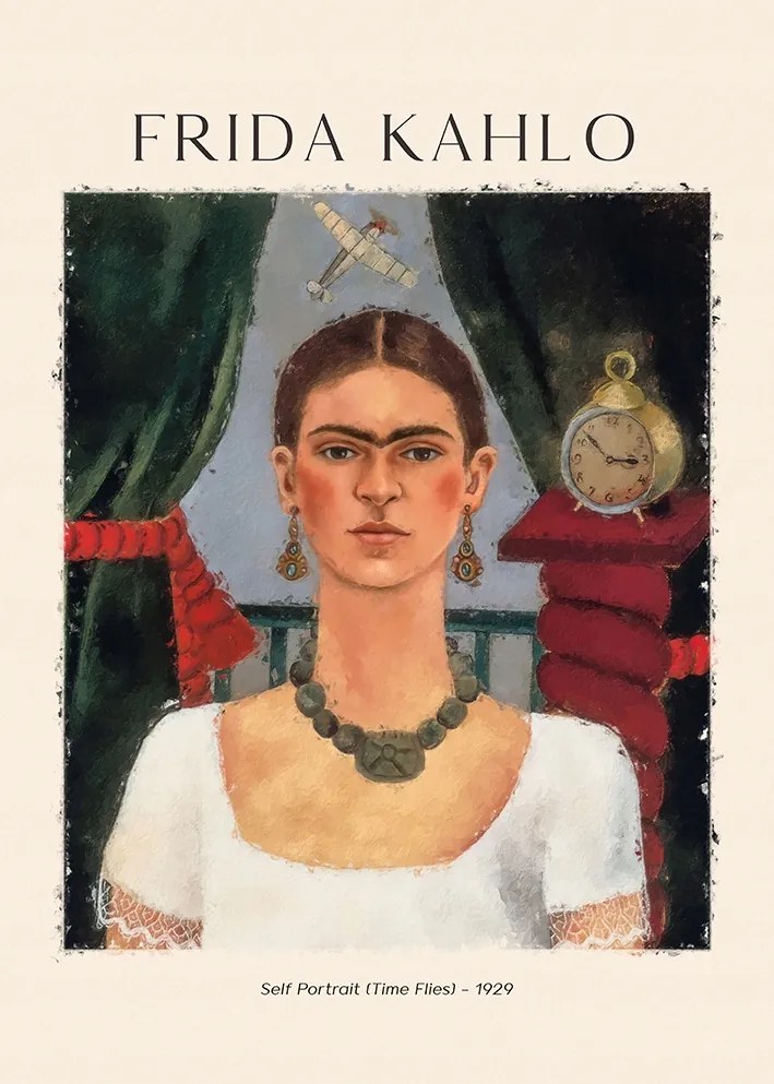 Frida Kahlo Önarckép Poszter 21x30cm kép #324