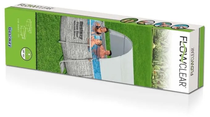 Bestway fehér medenceponyva talaj feletti medencéhez
