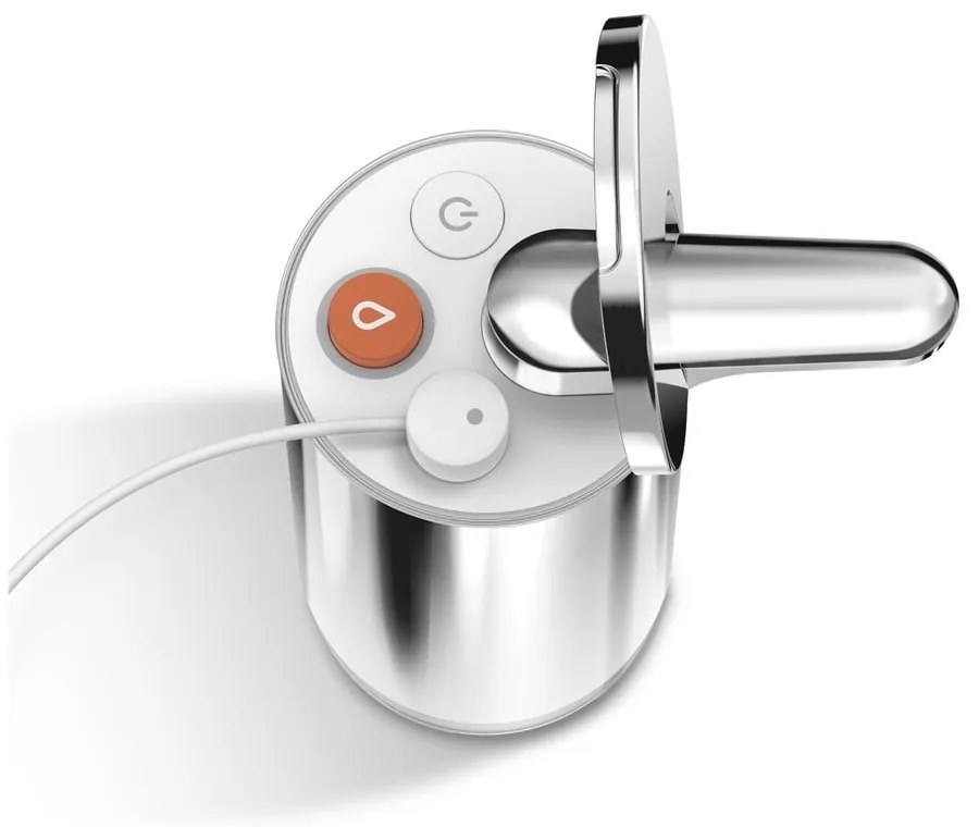 Ezüstszínű acél automata szappanadagoló 266 ml - simplehuman