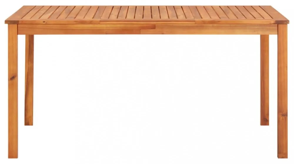 tömör akácfa kerti asztal 150 x 90 x 74 cm