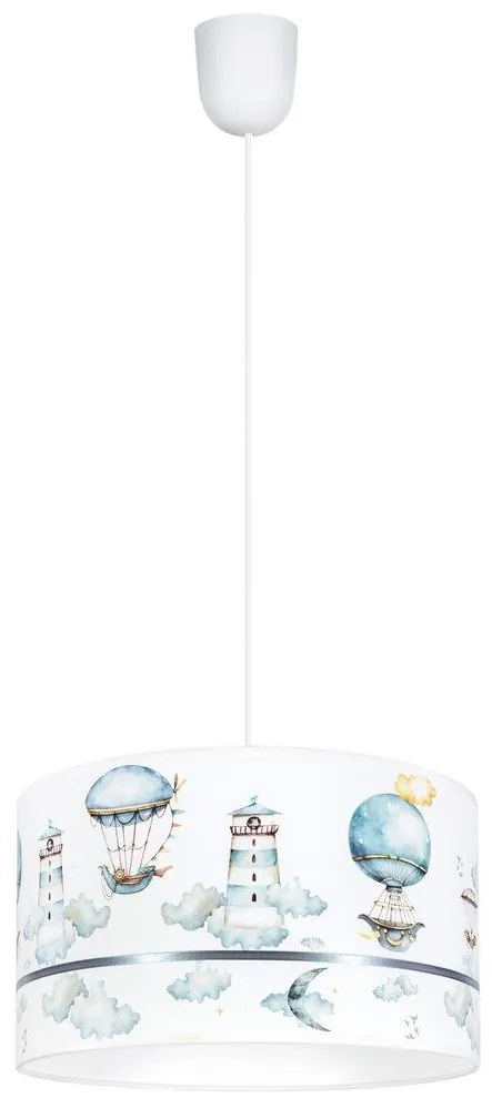 Gyerek csillár PIKKI 1xE27/60W/230V kék