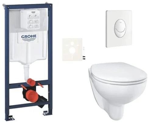 Fali WC szett GROHE Bau Ceramic előtétfalas szereléshez SIKOGRSBAUSASH0