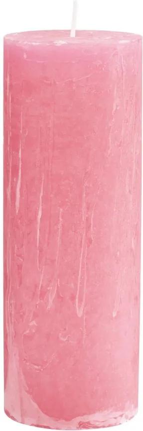 RUSTIC II. gyertya 19cm pink
