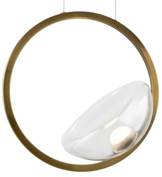 Maytoni MOD327PL-L5BS3K - LED Csillár zsinóron LUNARE LED/5W/230V arany