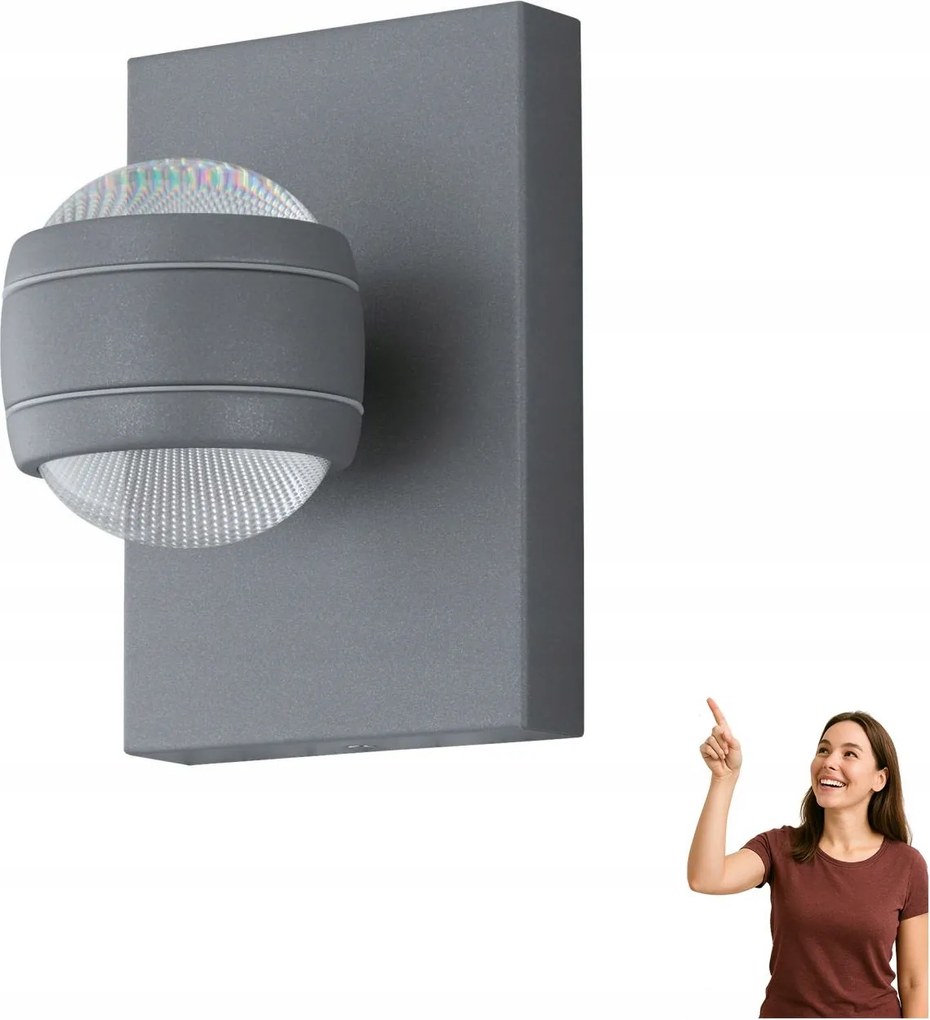 Kültéri Led fali lámpa 2x3,7W Sesimba 94796 Eglo
