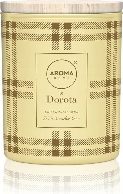 Dorottya Illatgyertya Üvegben Útifű Illat Mazsolával