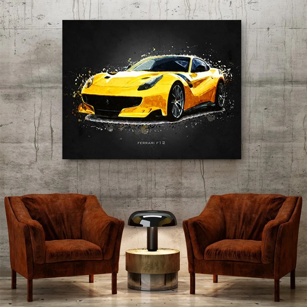 Gario Vászonkép Ferrari F12 - Gab Fernando Méret: 100 x 70 cm