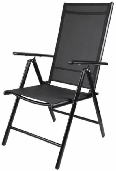 PRAKTIKER KERTI SZÉK 55X62X107,5 CM, ALUMÍNIUM VÁZAS, MAGASTÁMLÁS
