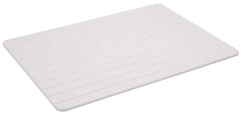 Fehér fürdőszobai kilépő 50x70 cm Malta – douceur d'intérieur